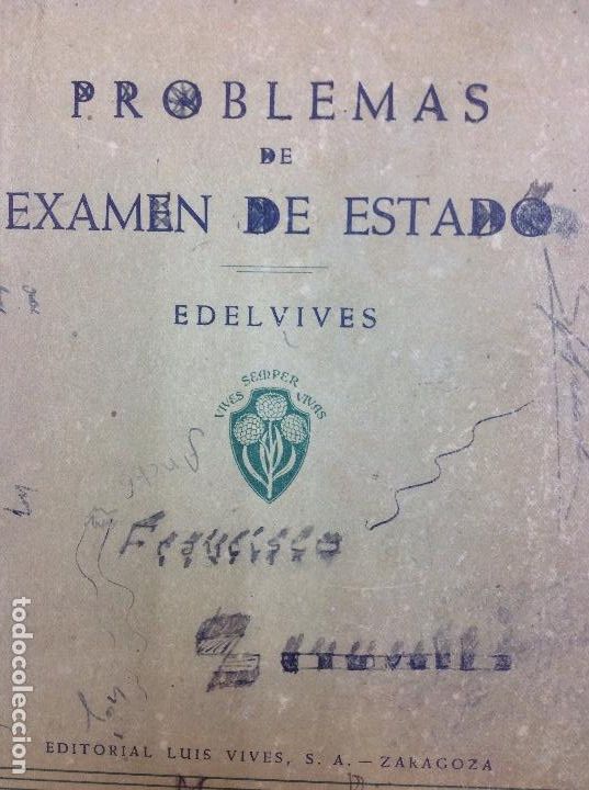 Libros: Problemas de examen de estado Edelvives - Foto 1