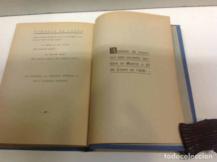 Libros: ROMANCE DE LOBOS PRIMERA EDICION 1908 VALLE INCLAN, RAMON M&ordf; DEL 1908 - Foto 47