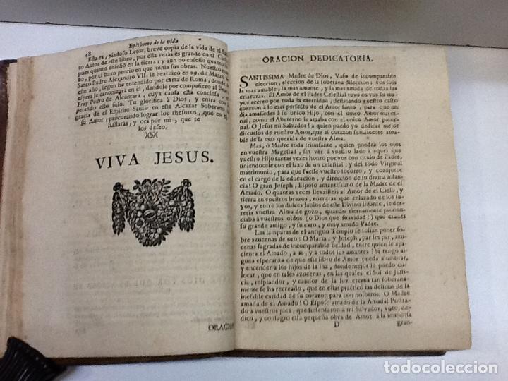 Libros: PRACTICA DEL AMOR DE DIOS SAN FRANCISCO DE SALES 1736 - Foto 6