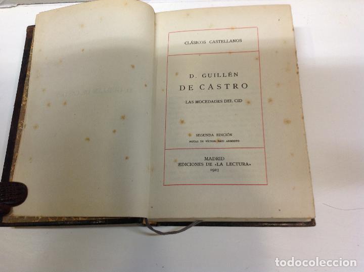 Libros: LAS MOCEDADES DEL CID CASTRO GUILLEN DE 1923 - Foto 61