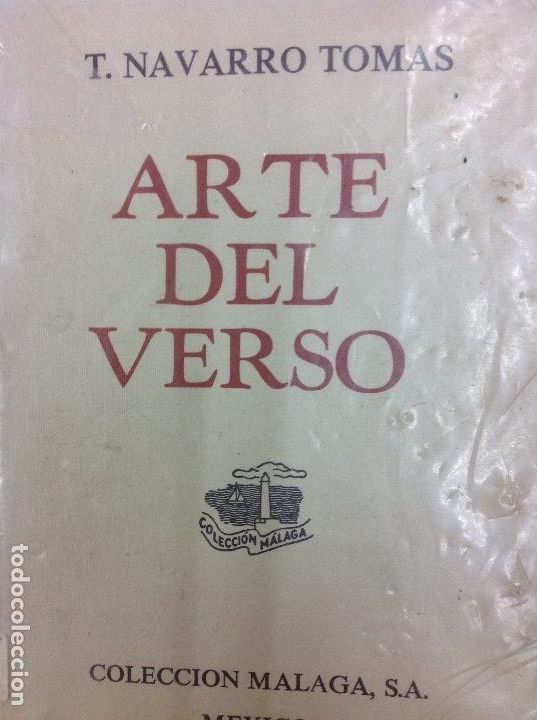 Libros: Arte del verso T. Navarro Tomas - Foto 1