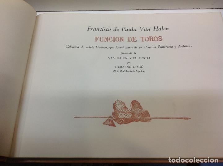 Libros: FUNCION DE TOROS VAN HALEN FRANCISCO DE PAULA 1965 - Foto 1