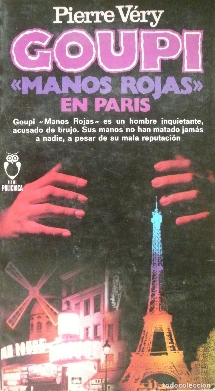 Libros: PIERRE VERY / GOUPI MANOS ROJAS EN PAR&Iacute;S / (D-1419) - Foto 1