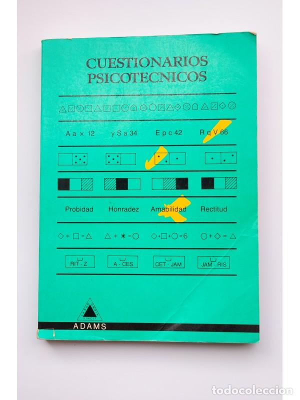 Libros: Cuestionarios psicot&eacute;cnicos - AUTORES VARIOS - Foto 1