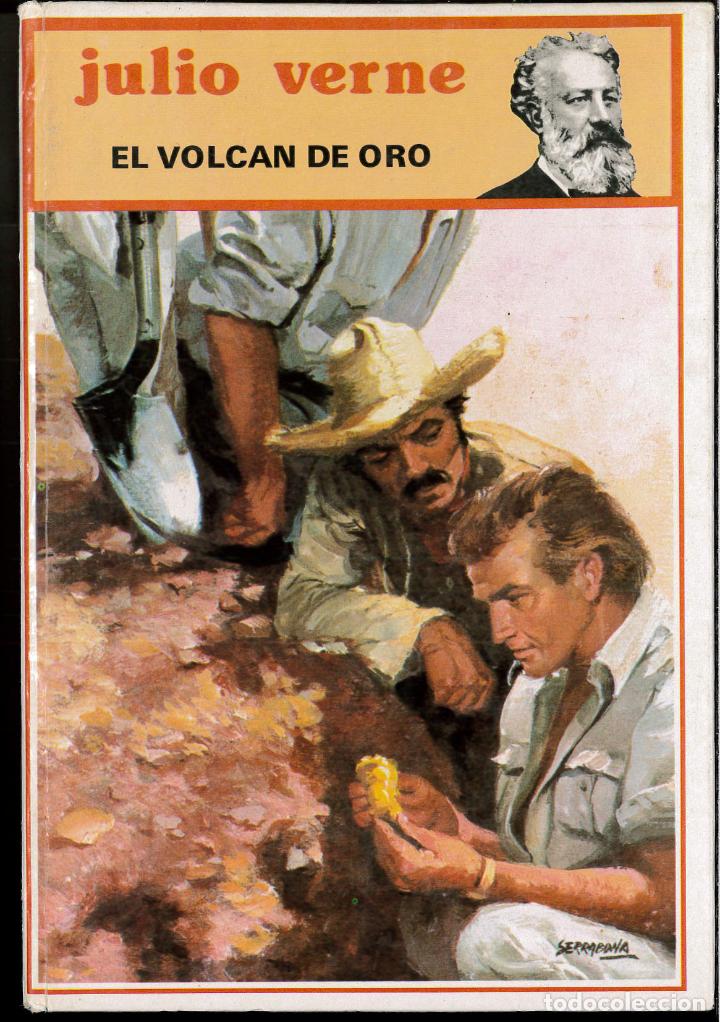 Libros: El volcan de oro - Jules Verne - Foto 1