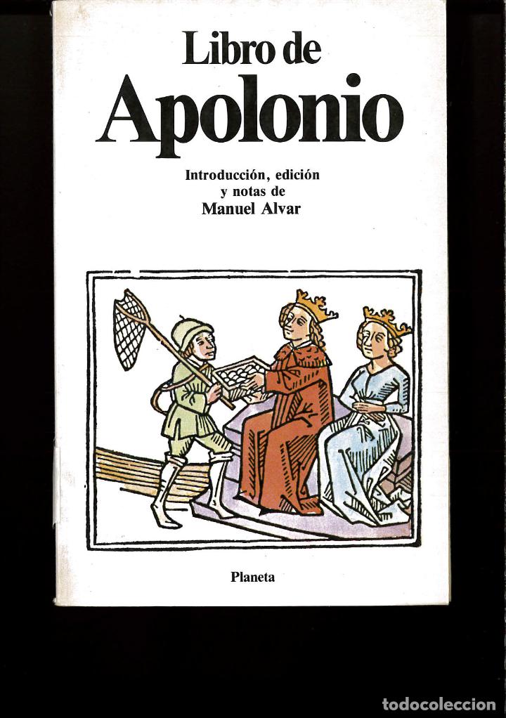 Libros: Libro de apolonio - Manuel Ed.) Anonimo (Alvar - Foto 1