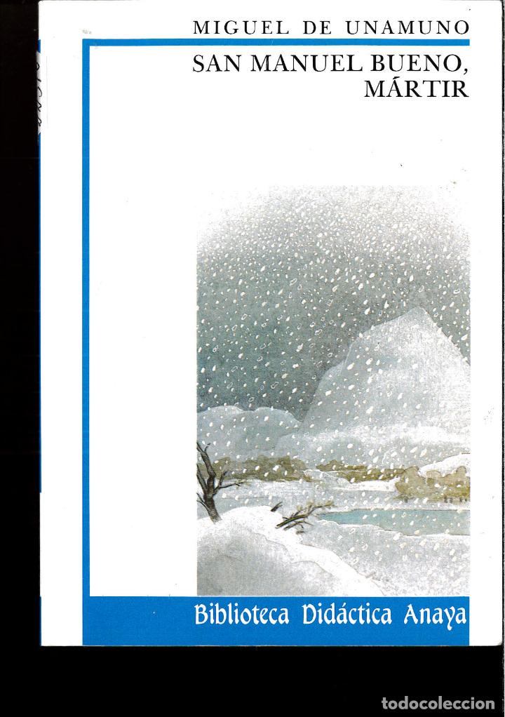Libros: San Manuel Bueno, Martir - MIGUEL DE UNAMUNO - Foto 1