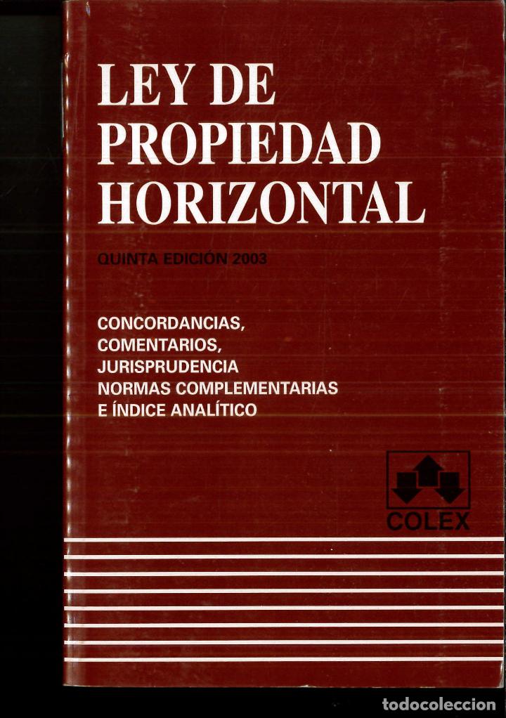 Libros: Ley de propiedad horizontal - A. FUENTES-LOJO - Foto 1