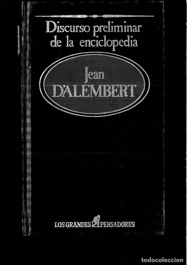 Libros: DISCURSO PRELIMINAR DE LA ENCICLOPEDIA - JEAN D&acute;ALEMBERT - Foto 1