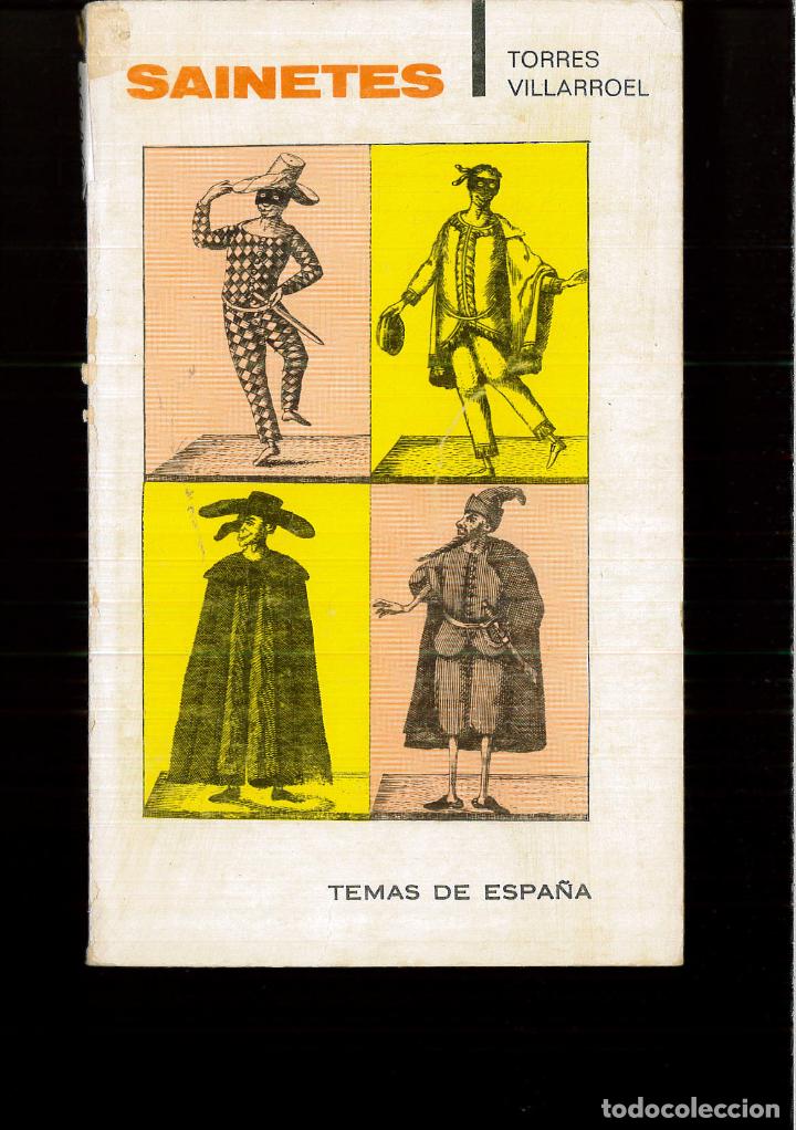Libros: SAINETES - TORRES VILLARROEL - Foto 1