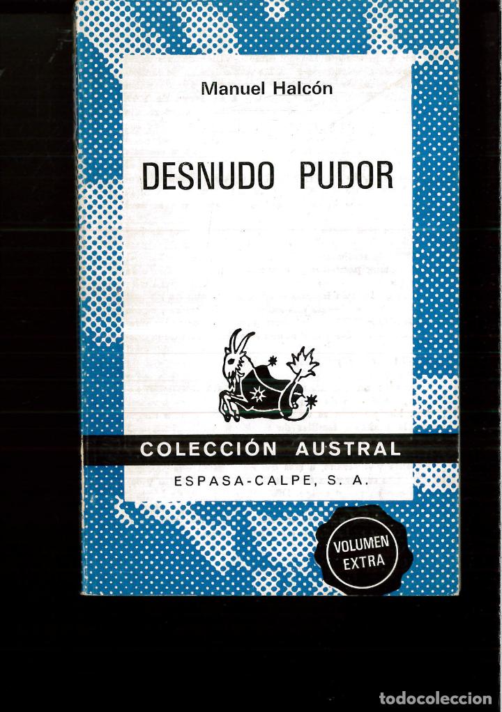 Libros: Desnudo pudor - MANUEL HALC&Oacute;N - Foto 1