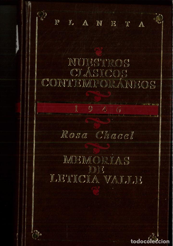 Libros: Memorias de Leticia Valle - Rosa Chacel - Foto 1