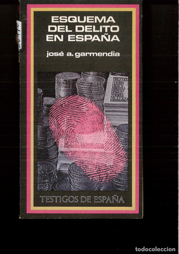 Libros: ESQUEMA DEL DELITO EN ESPA&Ntilde;A - Jose A GARMENDIA - Foto 1