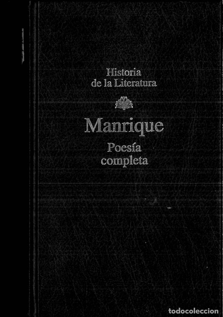 Libros: Poesia completa - JORGE MANRIQUE - Foto 1