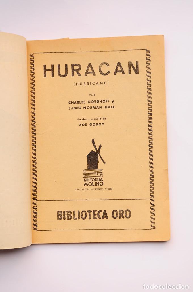 Libros: Hurac&aacute;n - NORDHOFF, Ch. y HALL, J. N. - Foto 2
