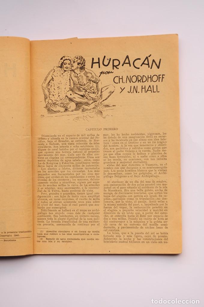 Libros: Hurac&aacute;n - NORDHOFF, Ch. y HALL, J. N. - Foto 3