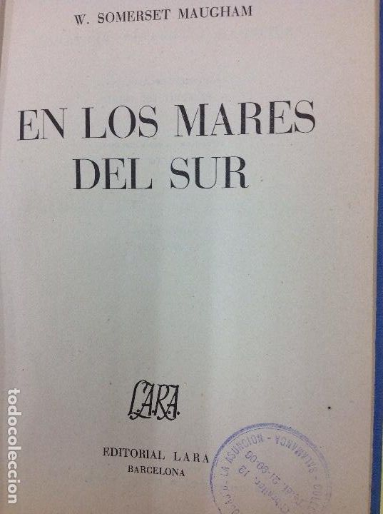 Libros: En los mares dsl sur W. Somerset Maugham - Foto 1