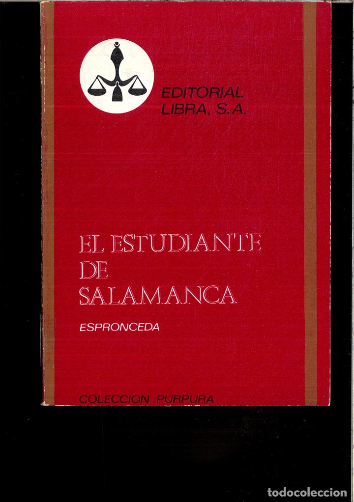 Libros: EL ESTUDIANTE DE SALAMANCA - ESPRONCEDA - Foto 1