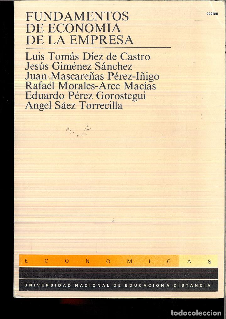 Libros: Fundamentos de econom&iacute;a de la empresa - VV. AA - Foto 1