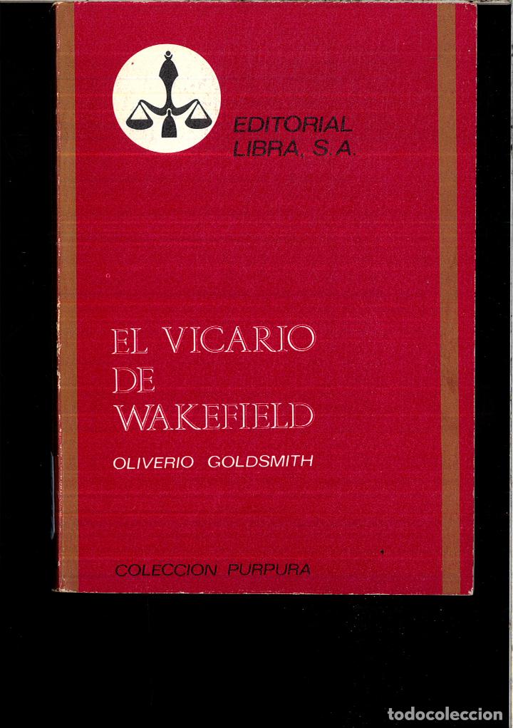 Libros: EL VICARIO DE WAKEFIELD - OLIVERIO GOLDSMITH - Foto 1