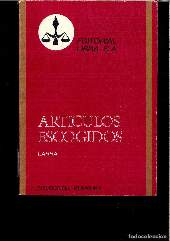 Libros: ARTICULOS ESCOGIDOS - LARRA - Foto 1