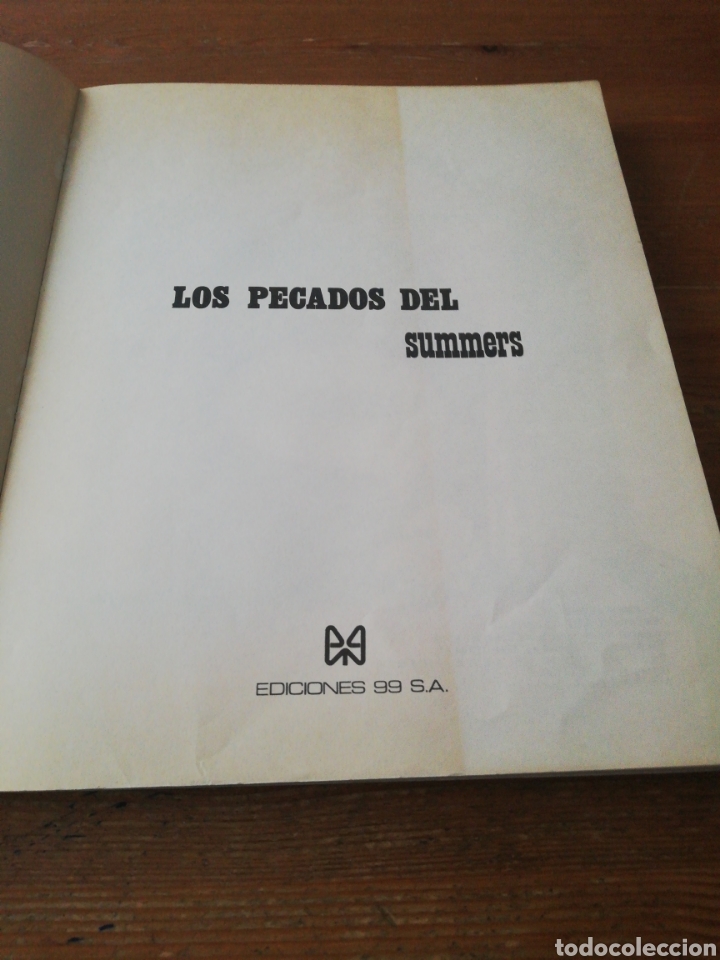 Libros: LOS  PECADOS  DEL  SUMMERS   - SUMMERS - Foto 3