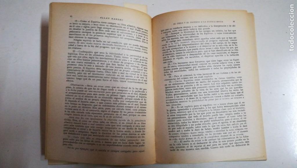 Libros: EL CIELO Y EL INFIERNO - KARDEC, Allan - Foto 3