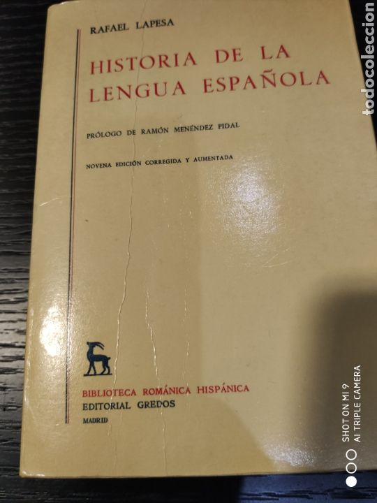Libros: Historia de la lengua espa&ntilde;ola, Rafael Lapesa - Foto 1