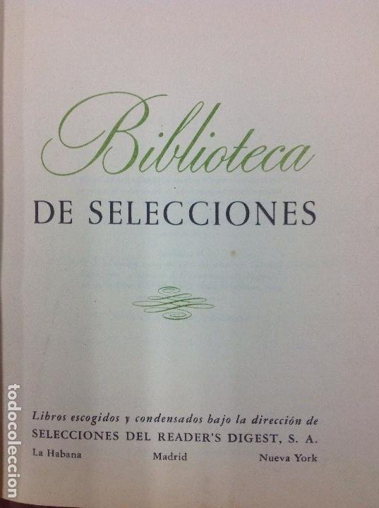 Livres: Biblioteca de selecciones