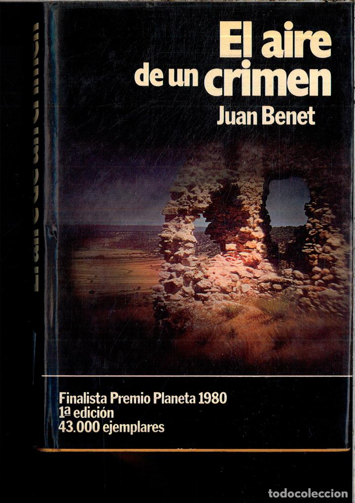 Libros: EL AIRE DE UN CRIMEN - JUAN BENET - Foto 1
