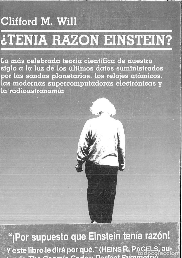 Libros: &iquest;TENIA RAZON EINSTEIN? - CLIFFORD M. WILL - Foto 1