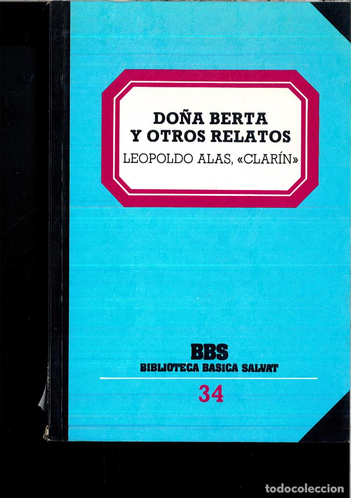Libros: DO&Ntilde;A BERTA Y OTROS RELATOS - LEOPOLDO ALAS (CLARIN) - Foto 1