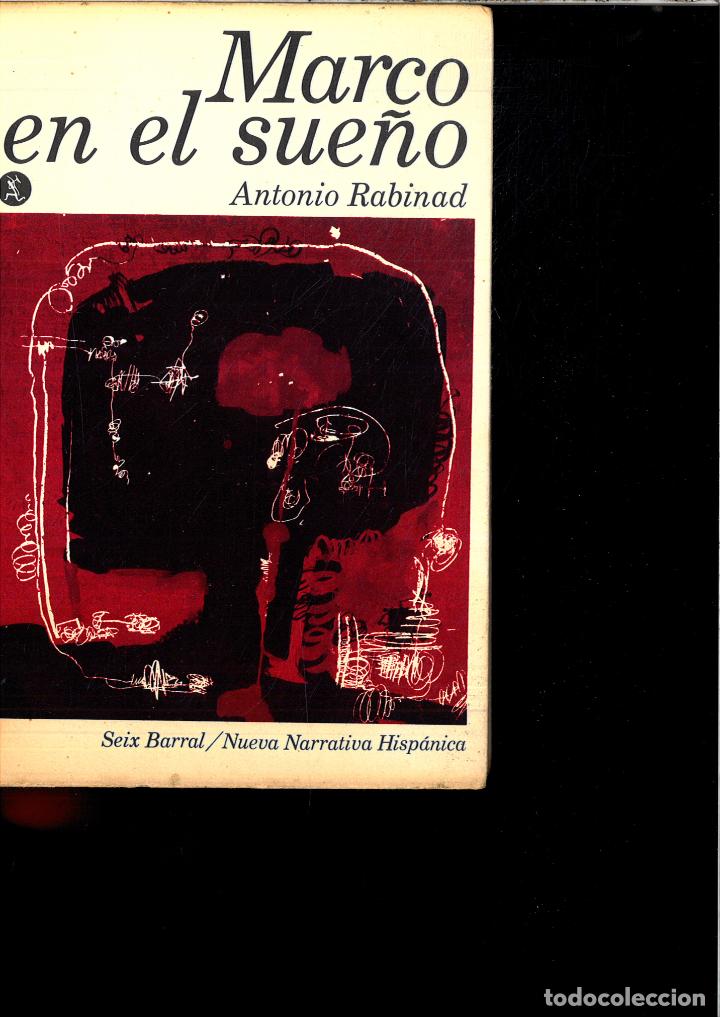 Libros: MARCO EN EL SUE&Ntilde;O - ANTONIO RABINAD - Foto 1
