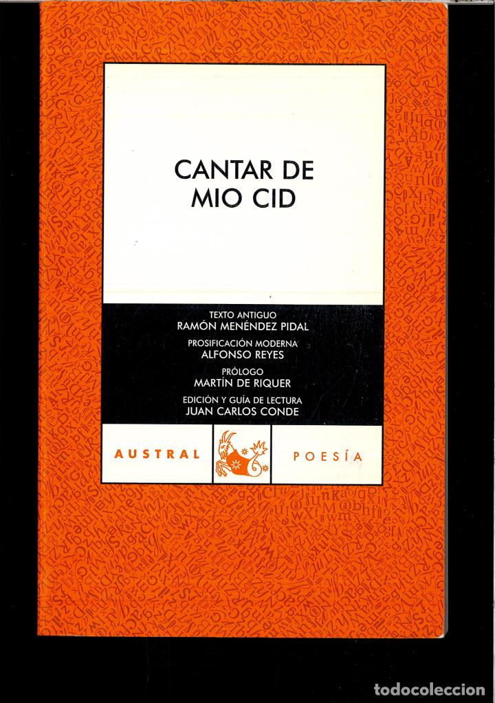 Libros: CANTAR DE MIO CID - ANONIMO - Foto 1