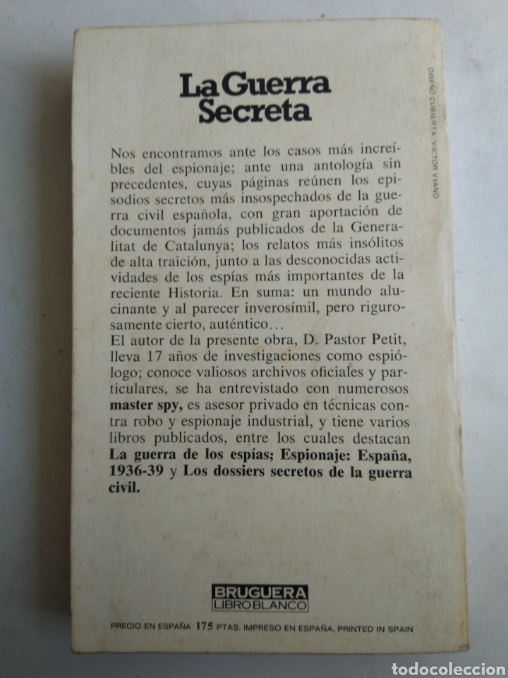 Libros: LA GUERRERA SECRETA/D. PASTOR PETIT - Foto 2