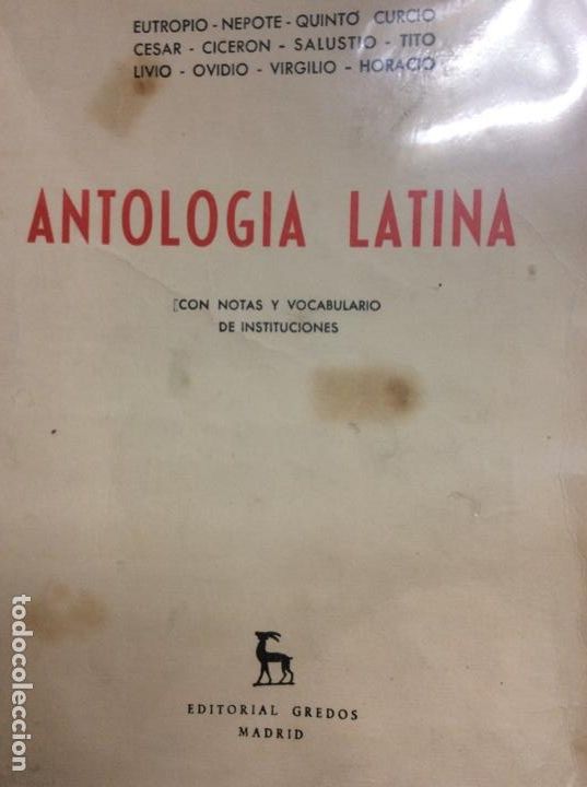 Libros: Antolog&iacute;a latina - Foto 1