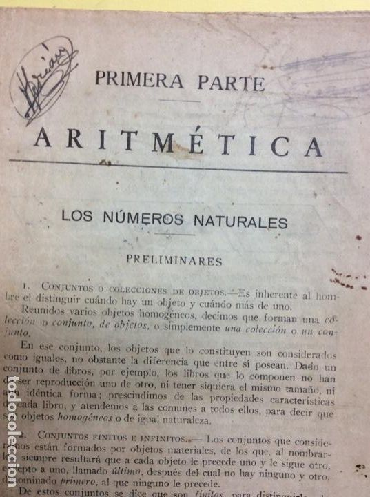 Libros: Primera parte Aritm&eacute;tica - Foto 1