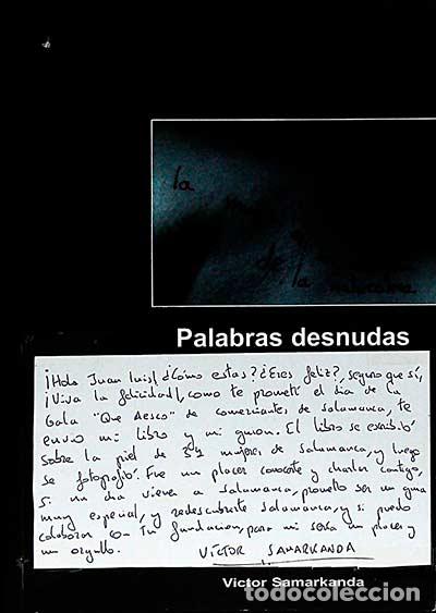 Libri di seconda mano: Palabras desnudas - Victor Samarkanda