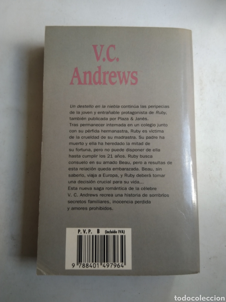 Libros: UN DESTELLO EN LA NIEBLA/V.C.ANDREWS - Foto 2