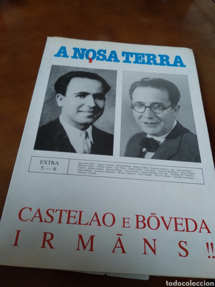 Libros: A NOSA TERRA. EXTRA 5-6. CASTELAO E BOVEDA IRMANS #3331 - Foto 1