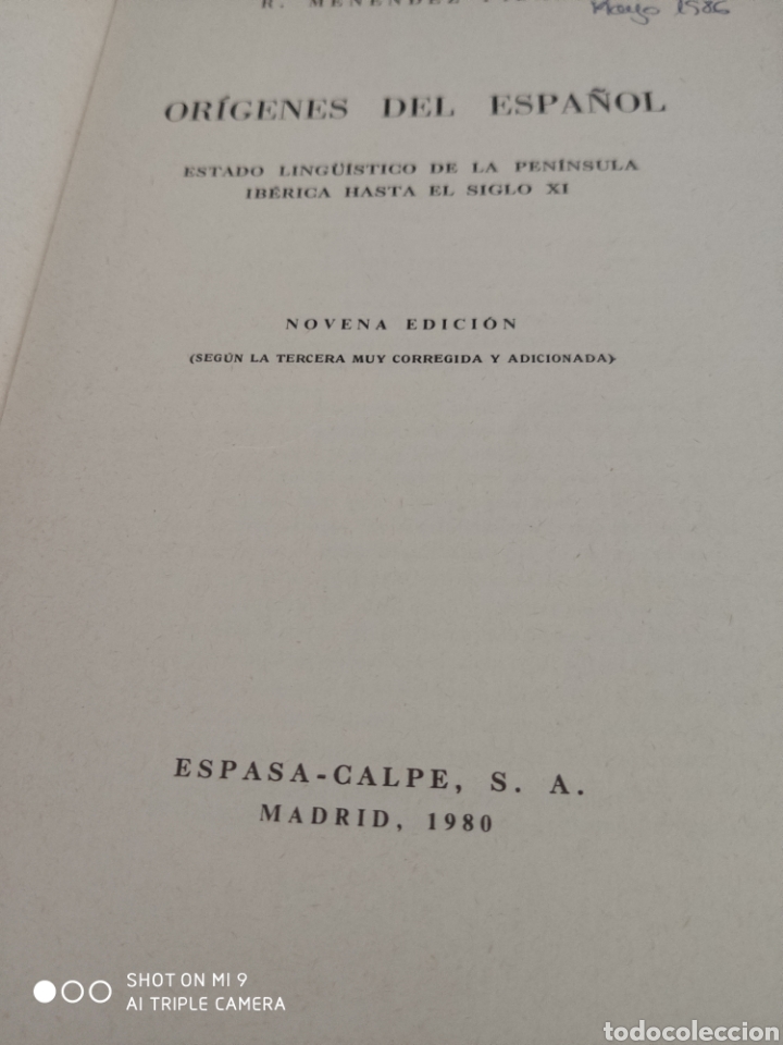 Libros: Or&iacute;genes del espa&ntilde;ol - Foto 3