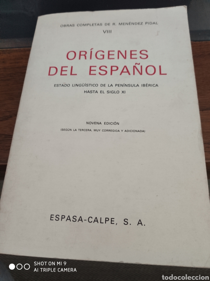 Libros: Or&iacute;genes del espa&ntilde;ol - Foto 1