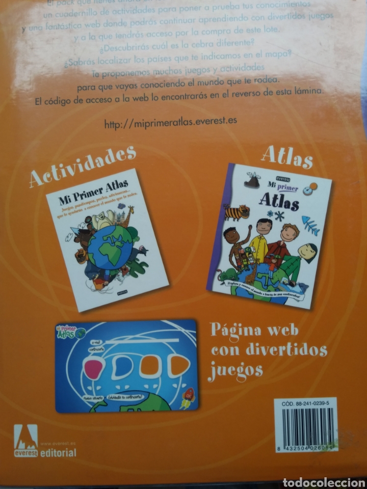 Libros: MI PRIMER ATLAS, ACTIVIDADES Y WEB/EVEREST - Foto 4