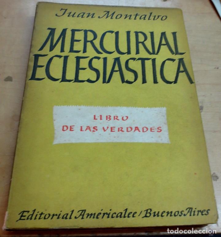 Libros: Mercurial eclesi&aacute;stica. Libro de las verdades - MONTALVO, JUAN - Foto 1