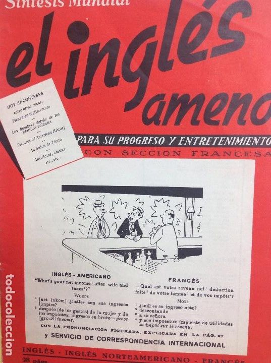 El ingl&eacute;s ameno S&iacute;ntesis Mundial