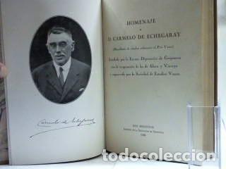 Libros: HOMENAJE A D CARMELO ECHEGARAY 1928 - Foto 3