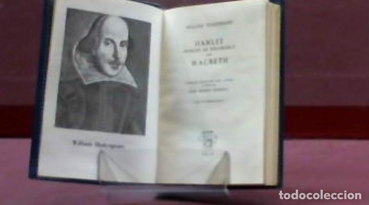 Libros: HAMLET PRINCIPE DE DINAMARCA LA TRAGEDIA DE MACBETH SHAKESPEARE W 1944 - Foto 2