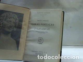 Libros: OBRAS POETICAS VIRGILIO Y HORACIO 1951 - Foto 3