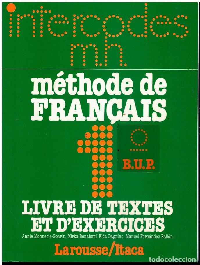 Libros: INTERCODES M. H. M&Eacute;THODE DE FRAN&Ccedil;AIS. 1. LIVRE DE TEXTES ET D&acute;EXERCICES. - Foto 1