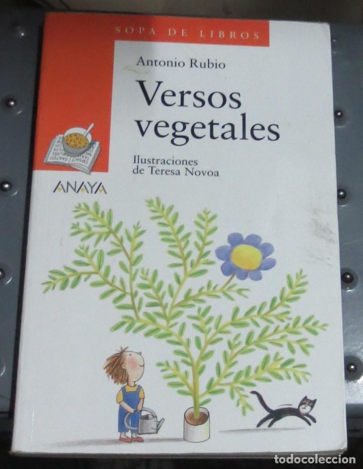 Libros: Versos vegetales - RUBIO, ANTONIO - Foto 1